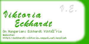 viktoria eckhardt business card